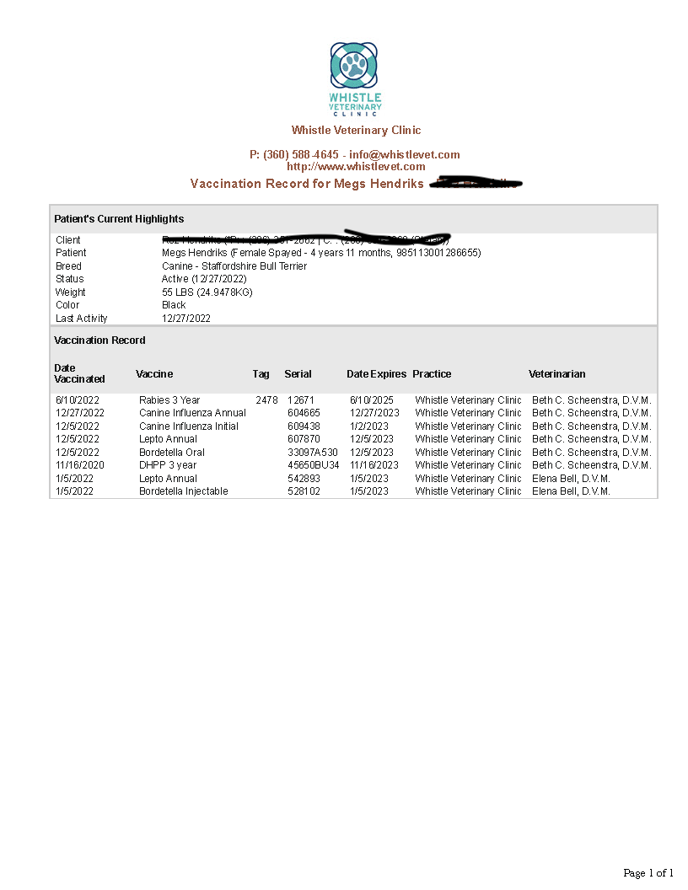 Boarding Vaccine Example
